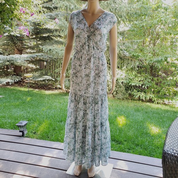 Banana Republic Floral Maxi Dress with Belt - Picture 8 of 16